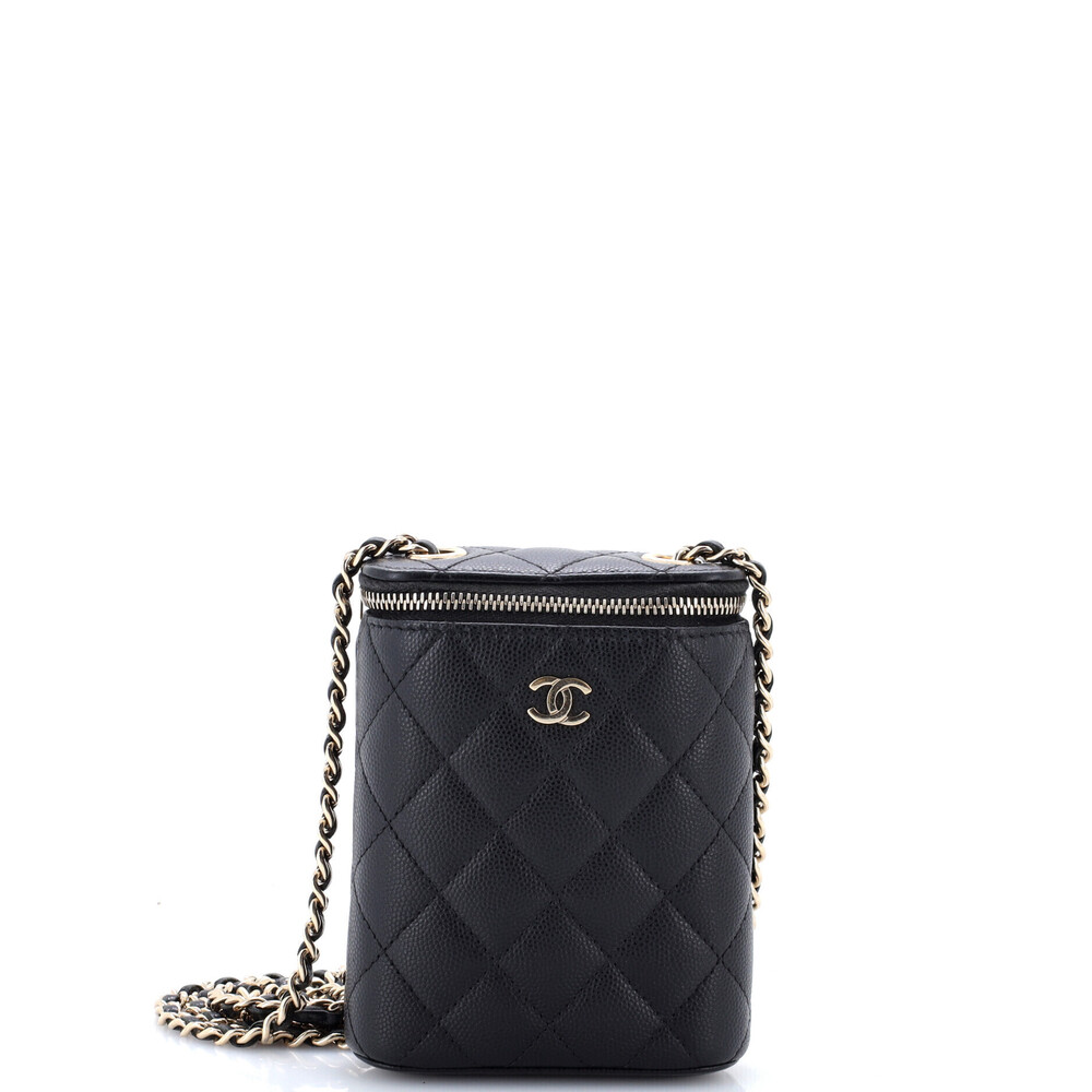 Chanel Small Vertical Classic Vanity Case with Chain